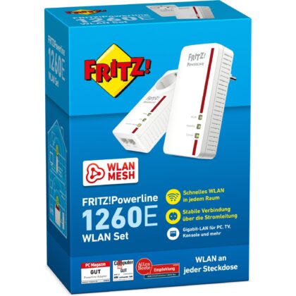 AVM FRITZ!Powerline 1260E WLAN Set