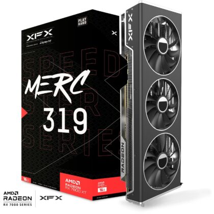 XFX Radeon RX 7800 XT SPEEDSTER MERC319 BLACK Gaming
