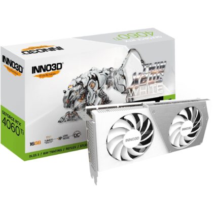 Inno3d GeForce RTX 4060 Ti 16GB Twin X2 OC WHITE