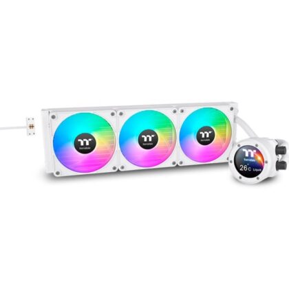 Thermaltake TH420 V2 Ultra EX ARGB Sync All-In-One Liquid Cooler - Snow Edition