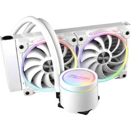 Alpenföhn Gletscherwasser 240 White RGB 240mm