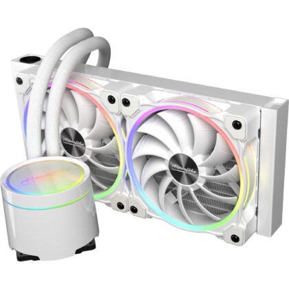 Alpenföhn Gletscherwasser 240 White RGB 240mm