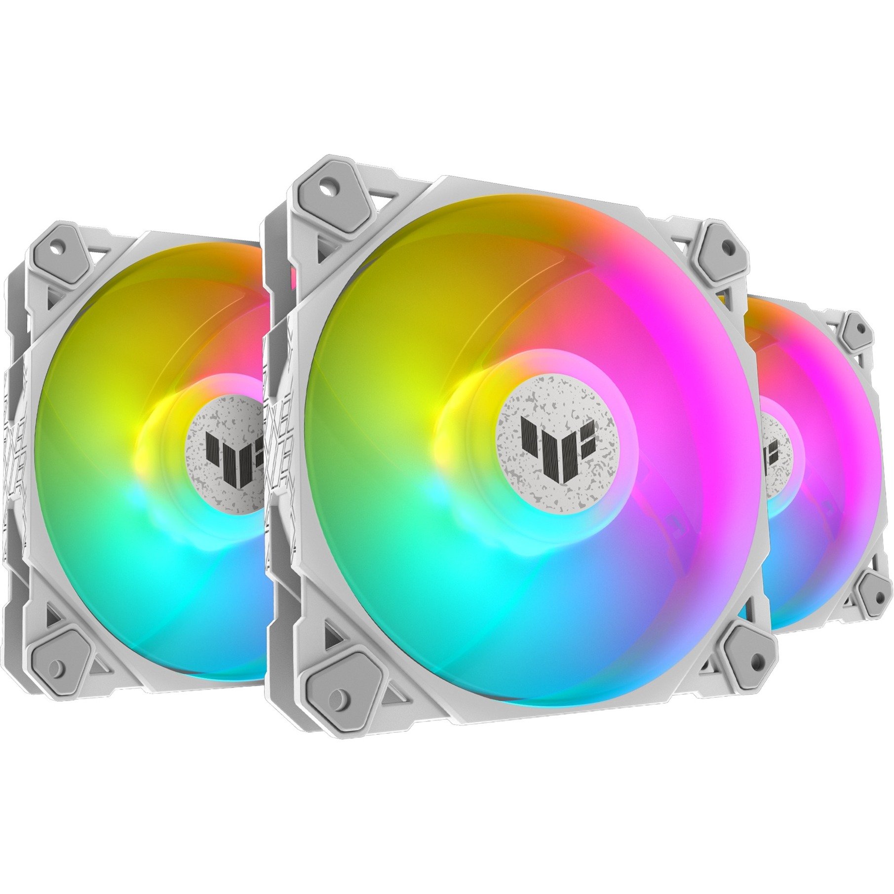 Asus TUF Gaming TF120 ARGB-Gehäuselüfter White Edition 3IN1
