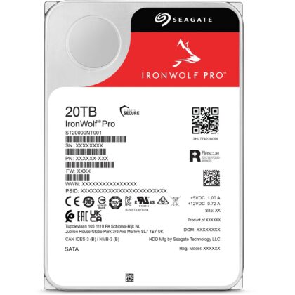 Seagate IronWolf Pro NAS 20 TB CMR