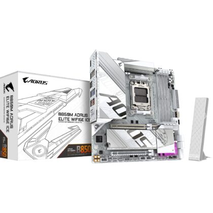 Gigabyte B850M AORUS ELITE WIFI6E ICE