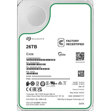 Seagate Exos 26 TB Generalüberholt